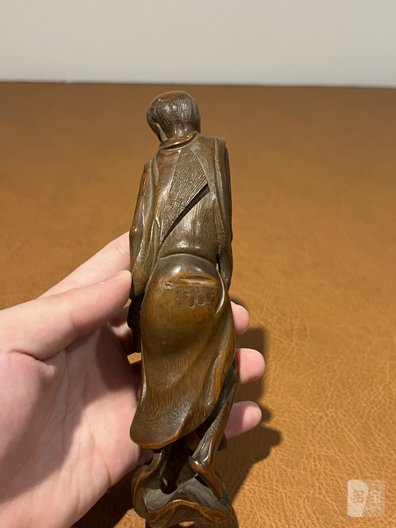 清乾隆 竹雕罗汉立像 - 图6